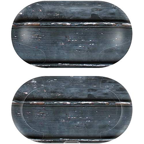 Skinit Decal Audio Skin Compatible with Galaxy Buds+ - Officially Licensed Originally Designed Chipped Blue Wood Design