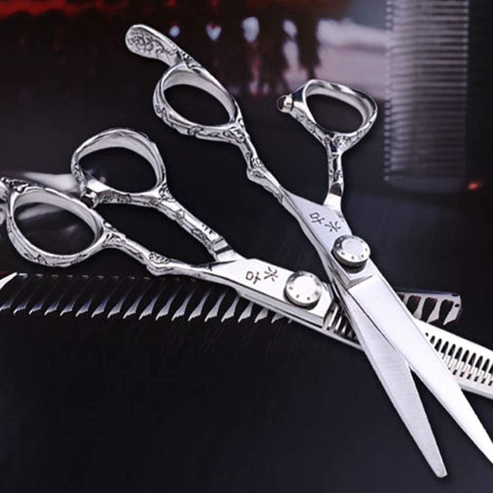 軽量 6 インチステンレス鋼歯カットフラットカットタイプヘアスタイリング美容院理髪はさみ理髪店