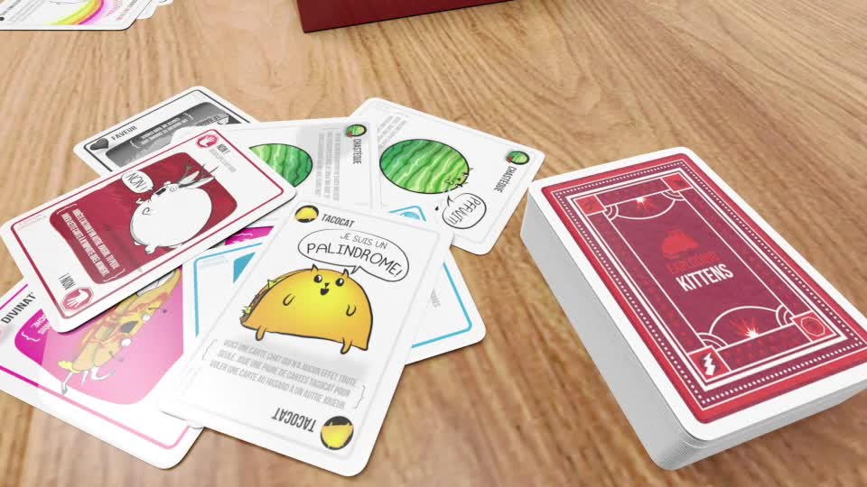 Jeu de société - ASMODEE - Exploding Kittens : Le Jeu de Base (Edition 2022) - 2 à 5 Joueurs - 15 Min - Jeux - Jouets