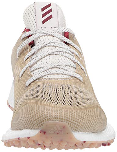Adidas Men's Crossknit Dpr Golf Shoe, Chalk White/Collegiate Burgundy/Alumina, 10 Medium Us #TOP1