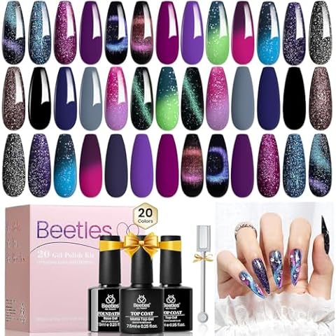 Beetles 24Pcs Gel Nail Polish Kit Cover