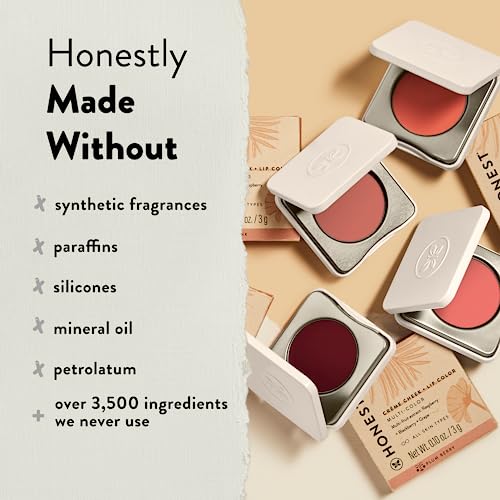 Honest Beauty 2-In-1 Creme Cheek Blush + Lip Color | Ewg Verified, Vegan + Cruelty Free | Rose Pink, .1 Oz #TOP6