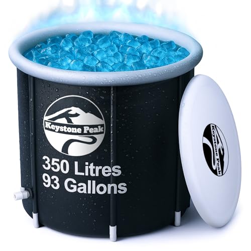 Thérapie à l'eau froide avec cette baignoire gonflable et isolante