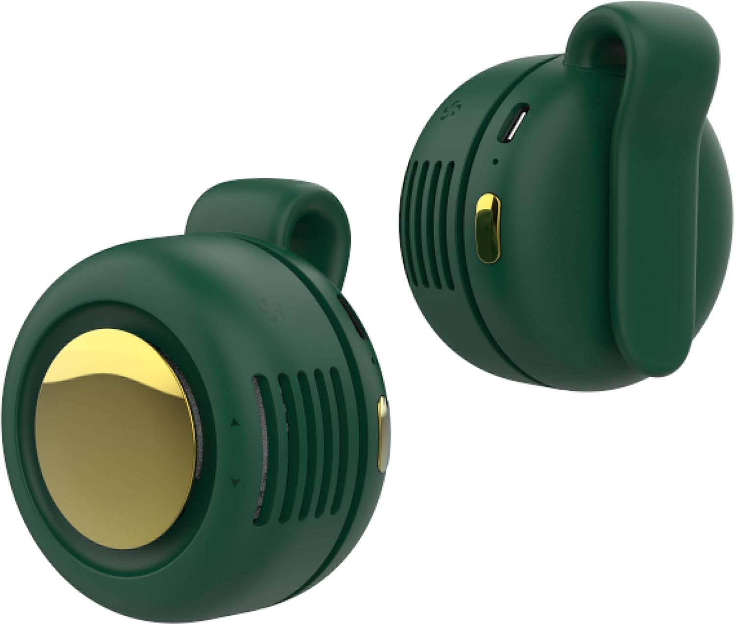 SULVGO Clip On Mini Bladeless Fan, Green