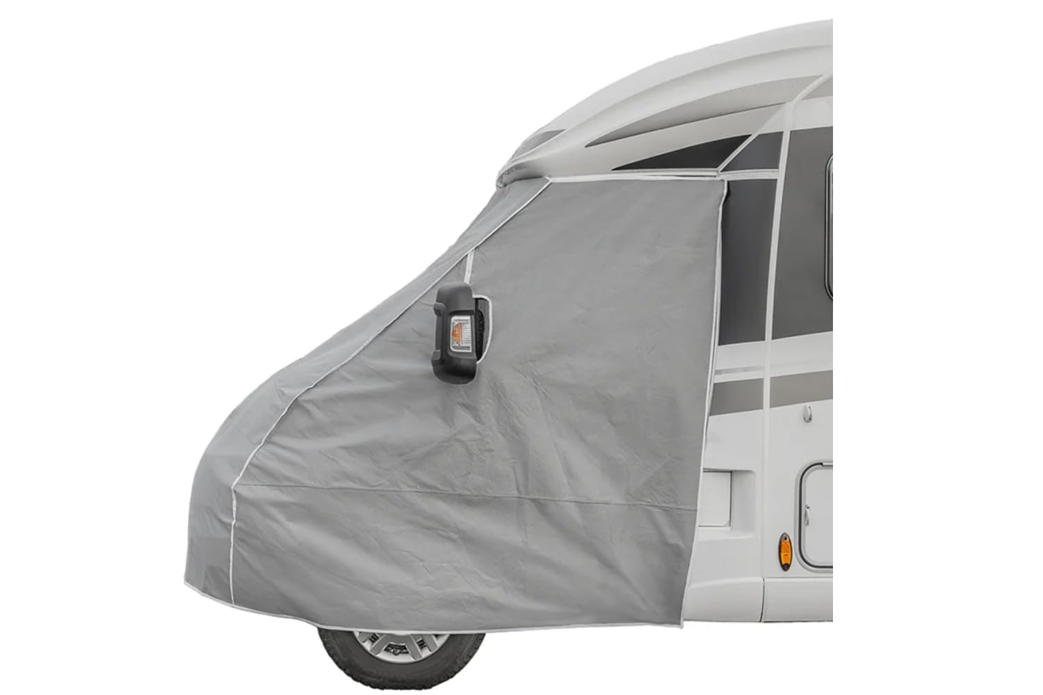 Frontscheibenabdeckung für Wohnmobil oder Campingbus – Windschutzscheibe Abdeckung Isoliert und UV-Schutz Frontscheiben Schutz (kompatibel Ducato X250 ab 06-2006 - 2014) | Wasserdichte, 3-lagige SFS-Schutzhülle mit Frontklappe für Wohnmobile. Schützt Cock