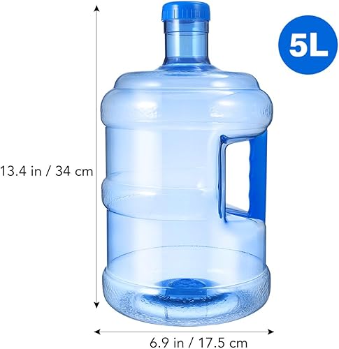 Miniatura 3 de Jarra de agua reutilizable para exteriores, asa portátil para senderismo, campamento y actividades deportivas, hecha de material resistente para