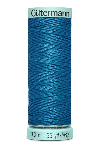 Hilo de seda Gütermann color azul, 30m x 1 reel miniatura 2