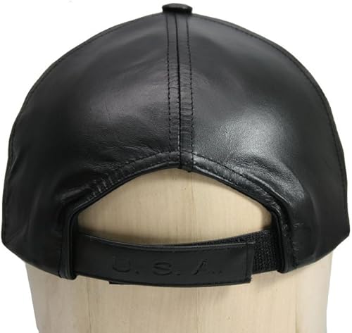 Miniatura 4 de Emstate Gorra de béisbol ajustable de piel de vaca auténtica fabricada en Estados Unidos