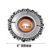 Grinder Disc Chain Plate, 4/4.5 Inch Grinding Wheel Disc and 22 Tooth Fine Cut Carving Chainsaw Blade Set For 100/115 mm Angle Grinder,5/8 Inch Grinder Center Hole,Woodwork Circular Saw Blades