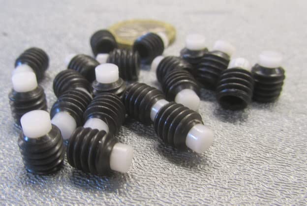 Black Oxide Finish Alloy Steel Nylon Tip Set Screw 5/16"-18 x .312" Thread Length 20 pcs