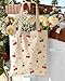 Miss Adola Aesthetic Cottonseed Cherry Tote Bag for Women - with Magnetic Buckle and Inner Pocket for Lady Cloth Cotton Tote Bag for Shopping, Gym, Work, Travel, Library, Bow Cherry