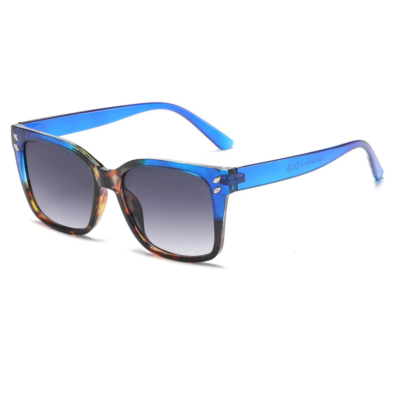 YAMEIZE Vintage Stylish Rectangle Sunglasses - UV Protection Trendy Square Eyewear Driving Shade Outdoor for Women Men