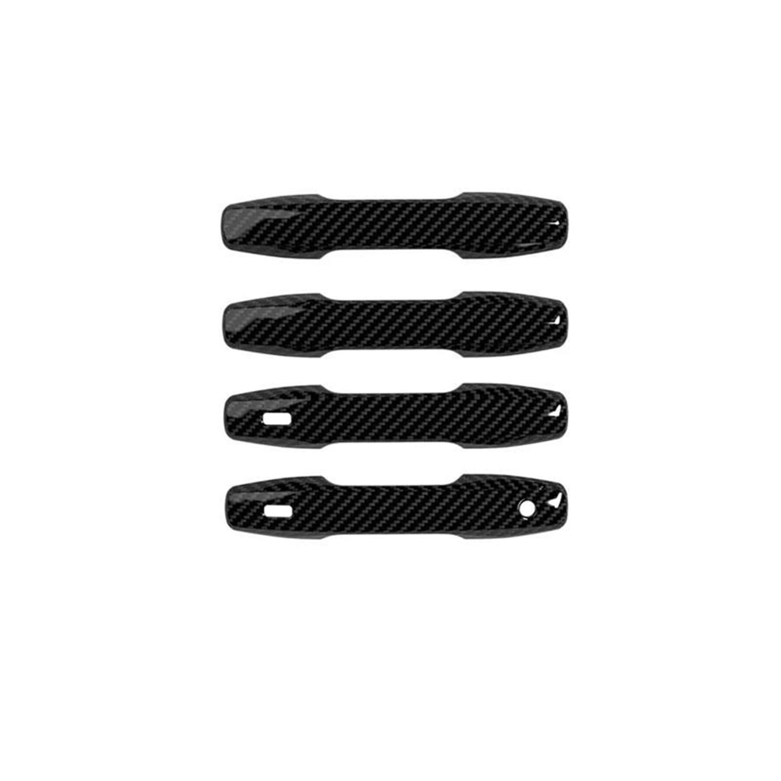 Fkhbzm Style 2 Car Abs Chrome Black Door Handle Strip With Pull Guard Cover For Rav4 Xa60 2026 2027 2028(Style 2)