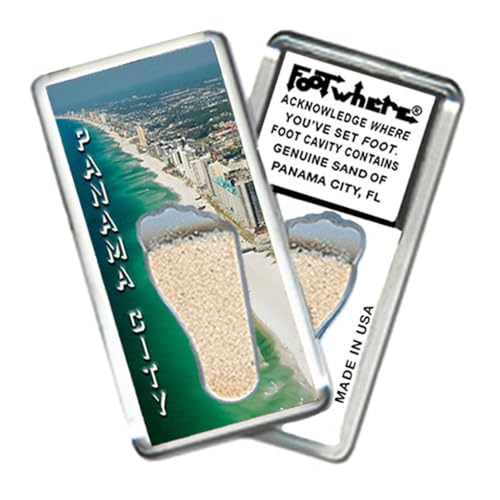 Panama City FootWhere Fridge Magnet PC202 Coastline
