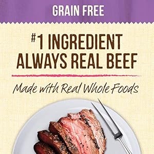 Merrick Lil’ Plates Grain Free And Gluten Free Natural Wet Dog Food For Small Dogs, Soft Itsy Bitsy Beef Stew – (Pack of 12) 3.5 oz. Tubs