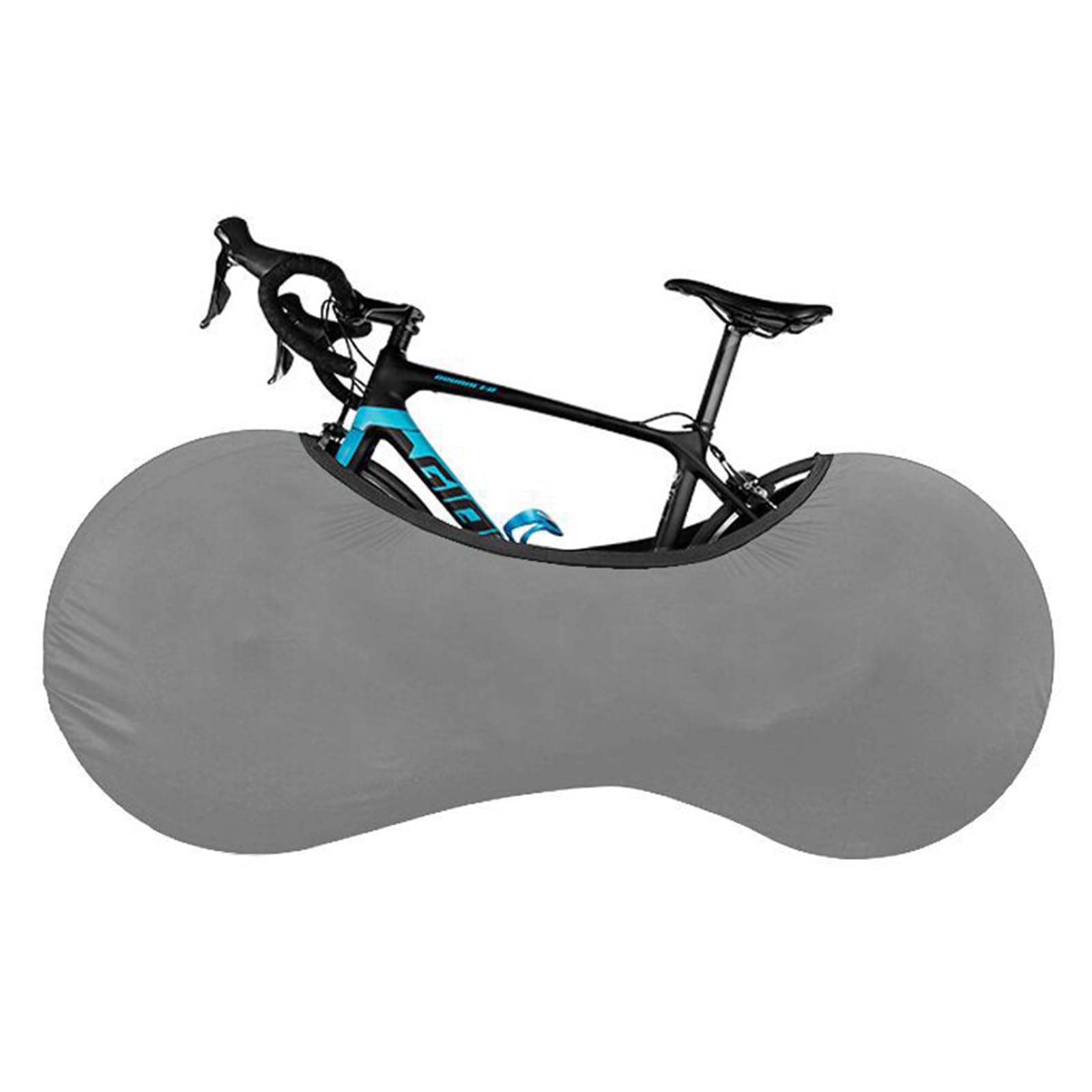 Fahrradabdeckung Schwarz – Waschbare Staubschutzhülle, Elastisch, 160x66 Cm, Passend Für 24-26 Zoll, MTB & Rennrad
