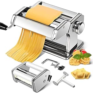 CHEFLY Pasta & Ravioli Maker Set 9 Thickness Settings for