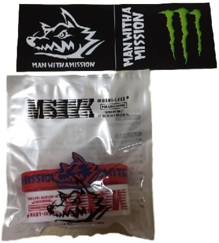 Amazon Man With A Mission マンウィズアミッション 虫よけラバーバンドセット ジャパンカラー モンスターエナジーステッカー アイドル 芸能人グッズ 通販