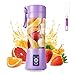 Portable Blender, MIAOKE Smoothie Blender, Personal Mini Juice Blender with Six Blades in 3D, USB Rchargeable Juicer Cup Home/Office/Outdoors