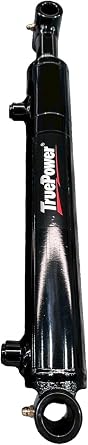 TruePower Cross Tube Hydraulic Cylinder, 1.5" Bore x 8" Stroke - 3000 PSI
