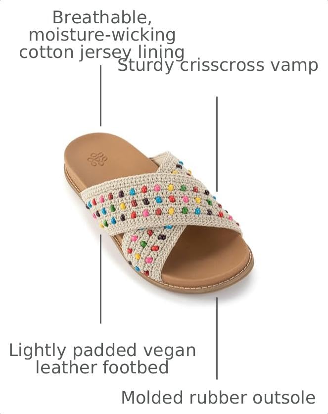 Image of The Sak Penelope Slide Sandals - Women's Flat Slides, Soft Cushion Sole