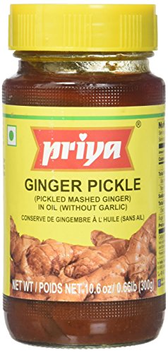 Priya Encurtido de Jengibre sin Ajo (300g)