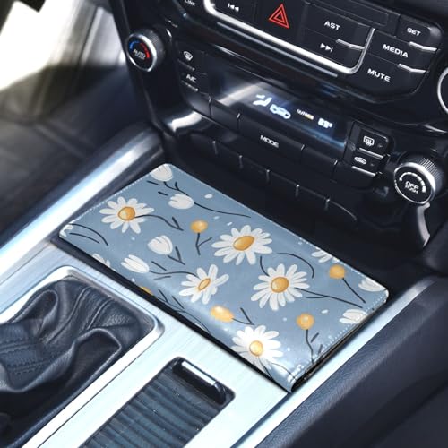 Organizador Vehicular de Cuero Floral miniatura 5