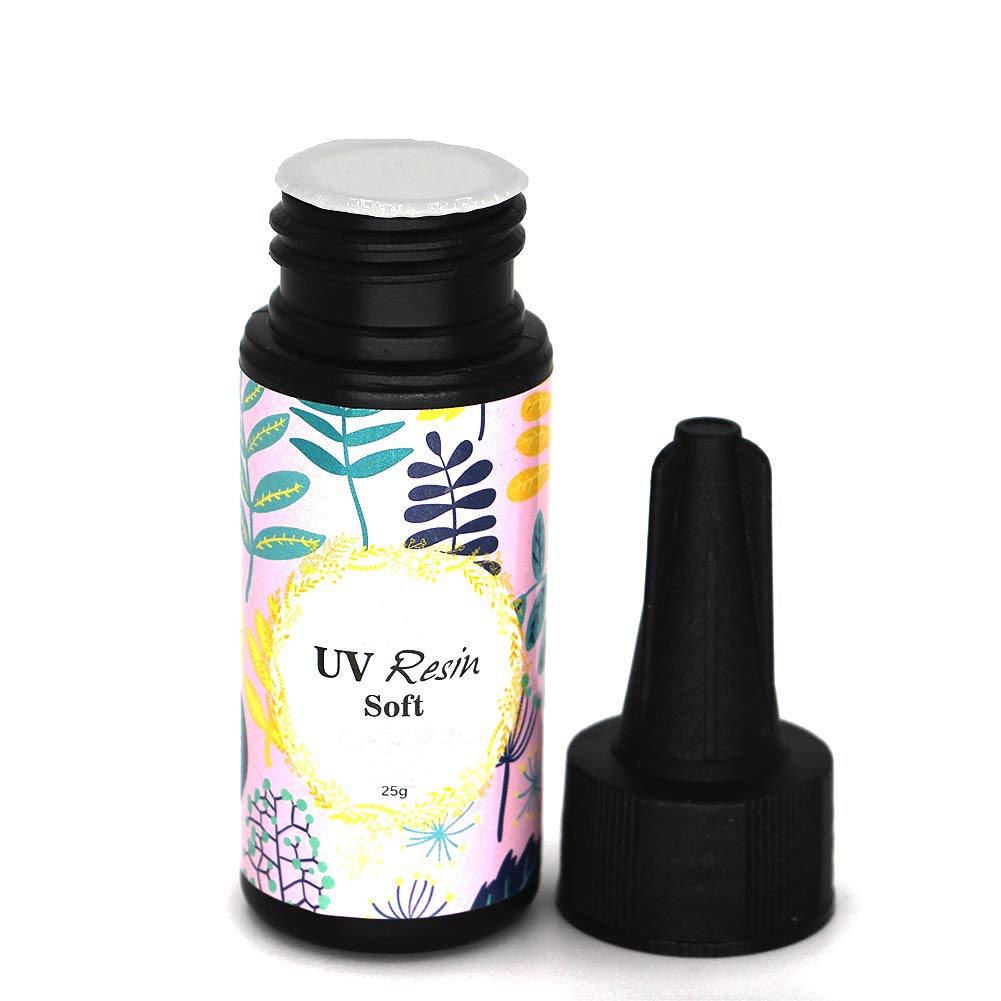 UV Resin Clear Soft UV Curing Epoxy Resin Soft UV Glue Ultraviolet