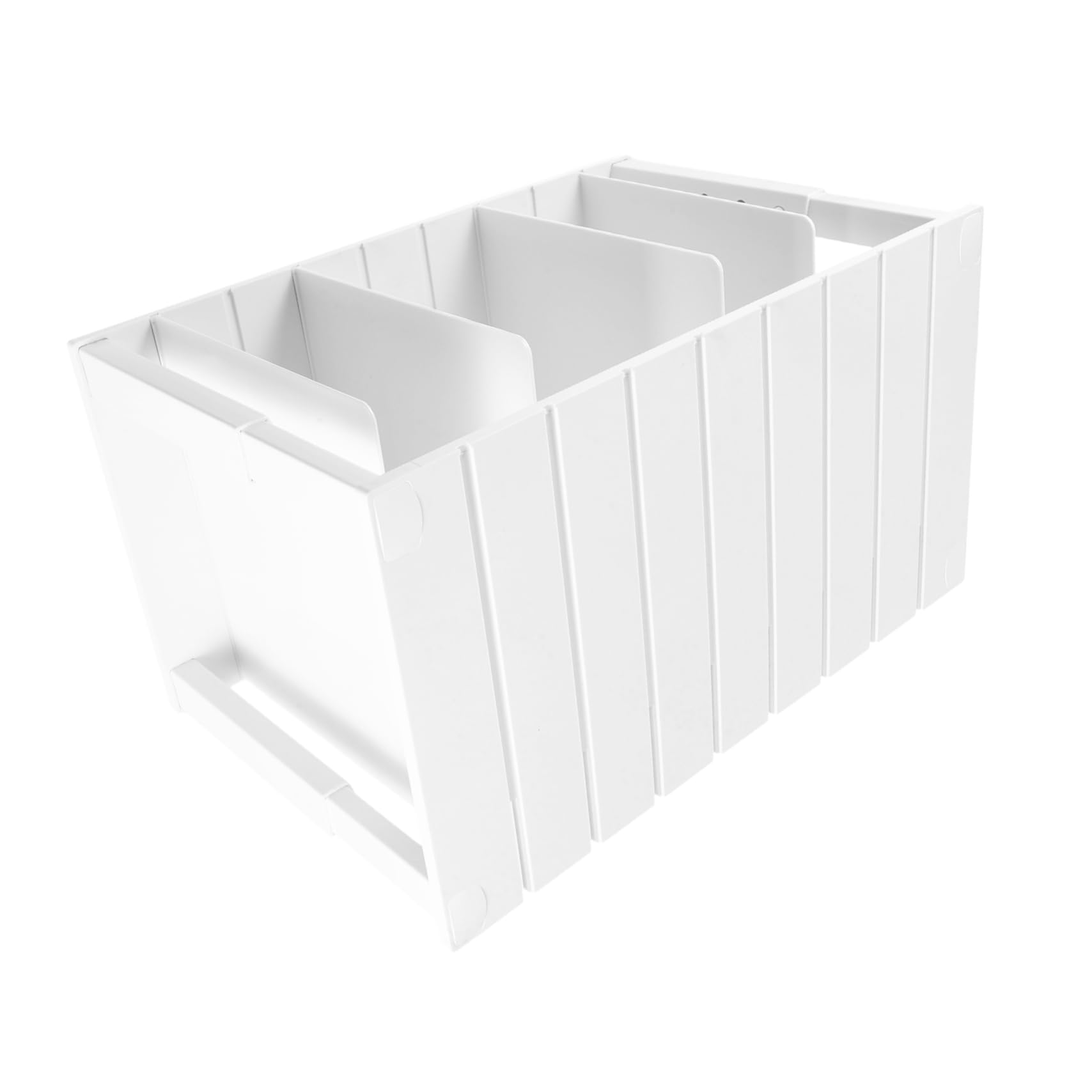 Juego de bolsas organizadoras para armario, organizador de bolsos, divisores de estantes, divisor de estante de armario, divisor de estantes para almacenamiento, divisor de ABS blanco firme