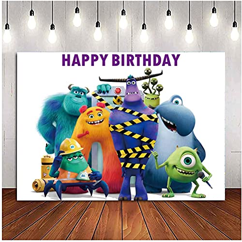 Mon-sters A-t Work Backdrop,Mon-sters In-c Backdrop Banner Poster 5x3FT , Mon-sters In-c Birthday Party Supplies,Mons-ters Uni-versi-ty Party Supplies, Mons-ters In-c Decorations Photography Fabric Wall Decor Background For Kids Tapestry Mon-sters A-t Work Backdrop,Mon-sters In-c Backdrop Banner Poster 5x3FT , Mon-sters In-c Birthday Party Supplies,Mons-ters Uni-versi-ty Party Supplies, Mons-ters In-c Decorations Photography Fabric Wall Decor Background For Kids Tapestry