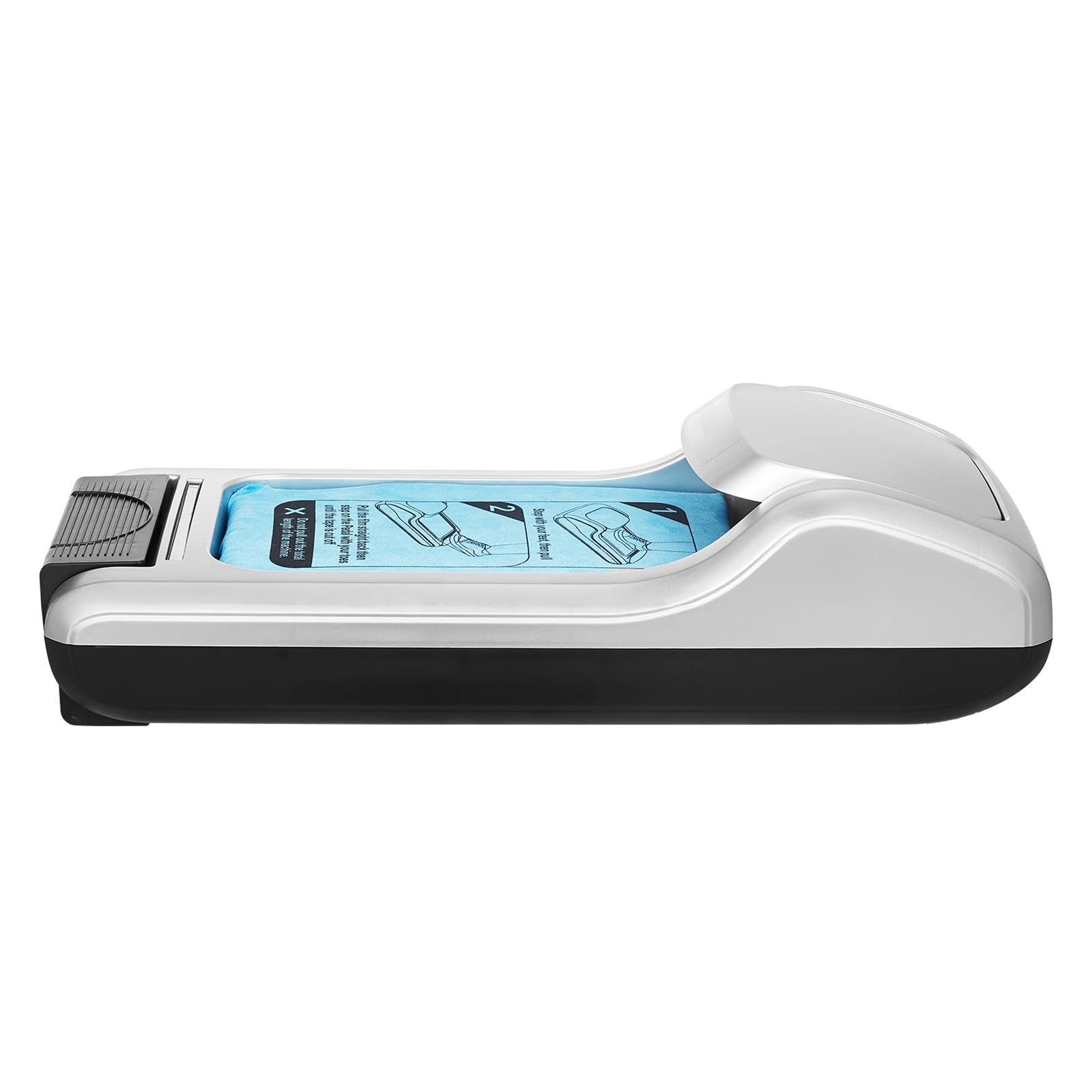 VEVOR Distributeur Automatique de Couvre-chaussures, avec 1 Rouleau de 600 Pièces Membranes Jetables Antidérapantes, Pointure Jusqu'à Taille US 11, pour Maison, Bureau, Labo, Usine, Hôpital, Argent