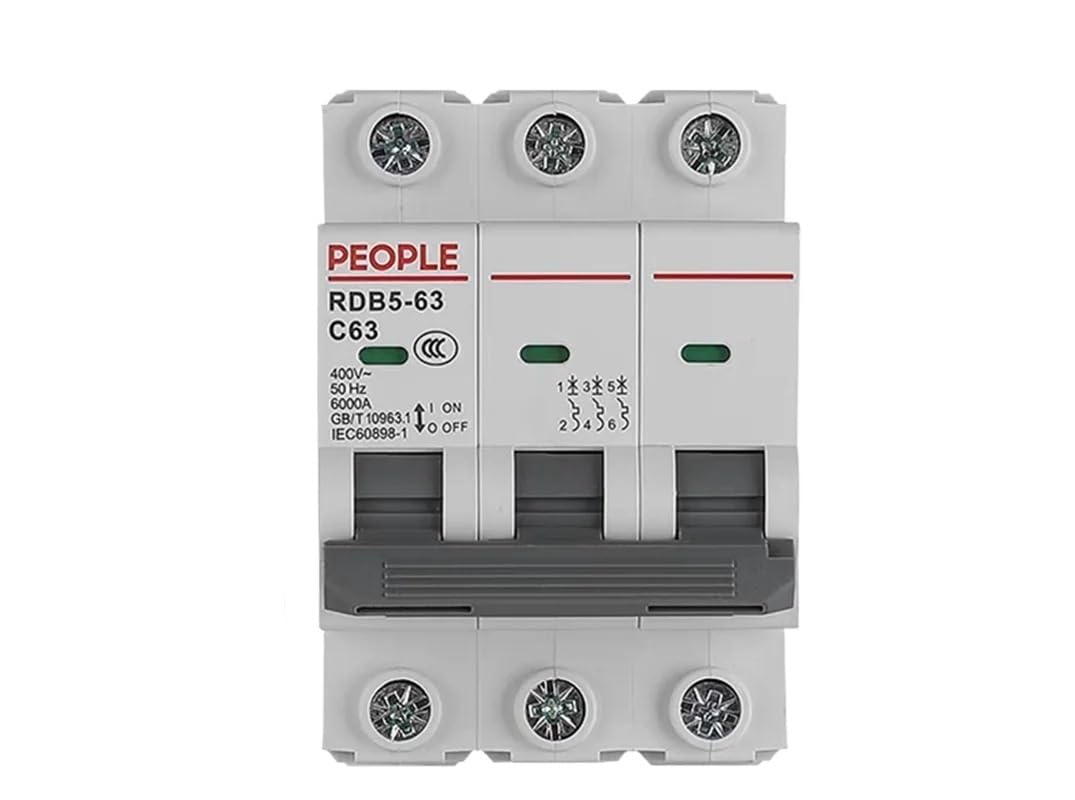 Disjoncteur miniature MCB 40V 400V triphasé protection surcharges tableau électrique