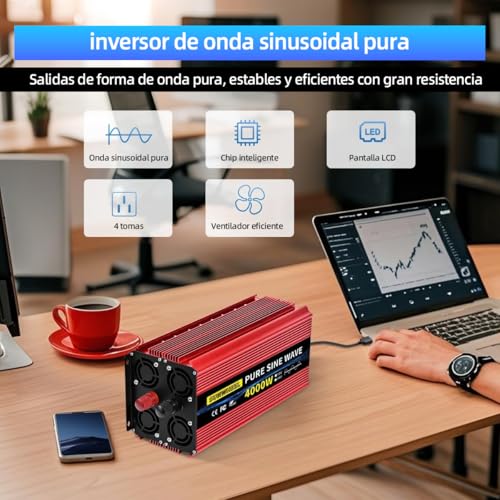 Inversor de corriente de 4000 watts 17 Imagen adicional