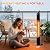 Freestanding Outdoot Electric Heater, Infrared Patio Heater for Outdoor/Indoor Use, 1500W garage heater electric, REMOTE CONTROL, BLACK