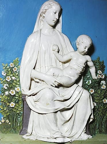 Affiches d'Art Dame de la roseraie Luca Della Robbia Toile 60x90