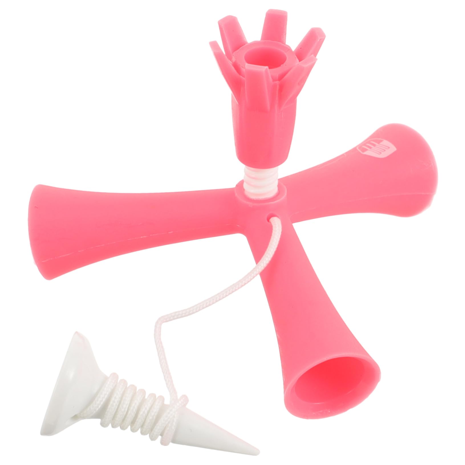 Kisangel Bola Telescópica Ajustable Limpiador De Golf tee De Golf Multifuncional tee De Golf Reutilizable Tees De Golf Magnéticos De Golf Viceprofesionales Rosa Goma Blanda Abs