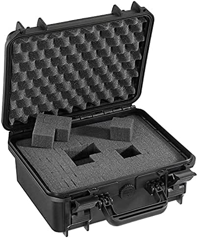 TOMcase wasserdichter Outdoor Case 56x43x22 cm mit Rasterschaumstoff/Würfelschaumstoff; IP67 Transportkoffer (Sahara)