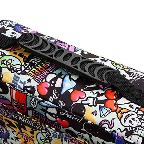 Image of Lbxgap 102 Slots Marker Pen Organizer Case w /Handle | Portable Multilayer Holder for Watercolor Pencils & Gel Pen Markers for Artists, Sketching, Drawing