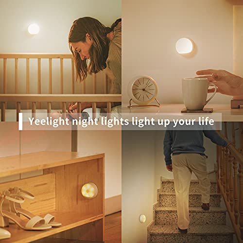 Yeelight Rechargeable Motion Sensor Night Light, Night Light With Dusk To Dawn Sensor, Motion Sensor Light For Bathroom, Bedroom, Drawer, Stairs, Hallway, Warm White #TOP6