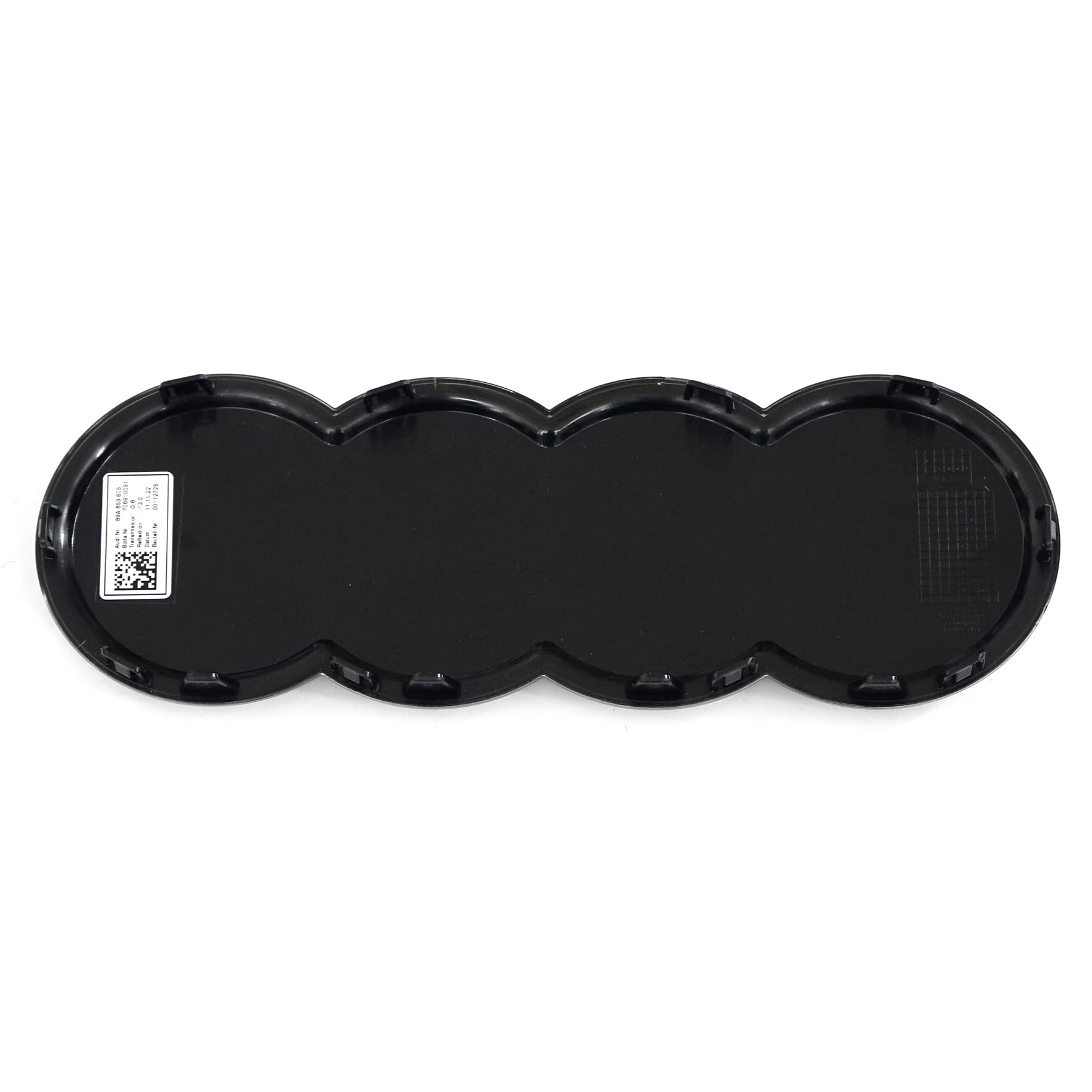 Scritta RS4 Originale Audi Per Griglia Radiatore, Nero E Rosso, Per Audi RS4 8E E 8H 2006-2009