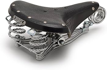 BROOKS レザーサドル ダブルスプリング　ブラック Amazon | BROOKS(ブルックス) レザーサドル 大型スプリング使用