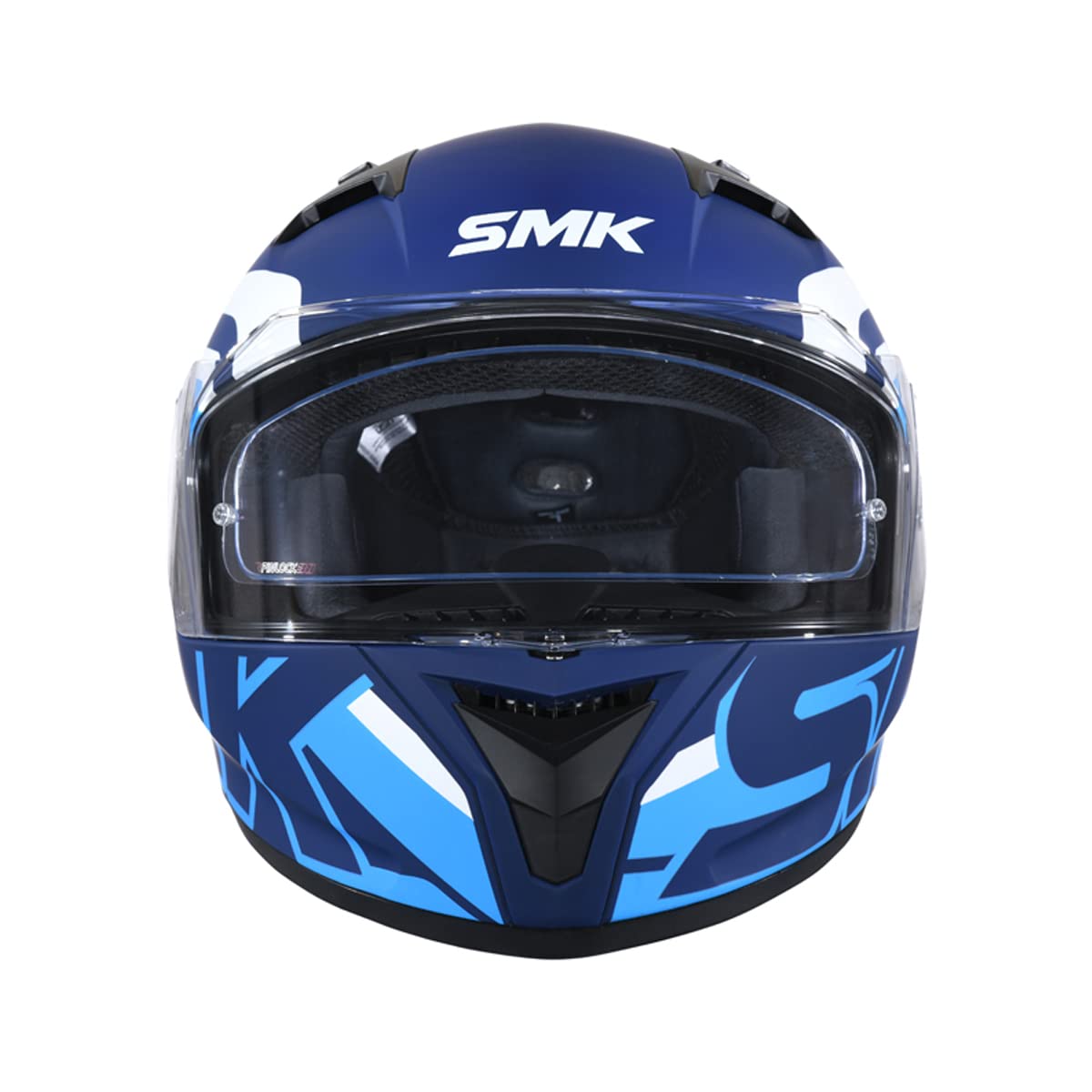 SMK Stellar Sports Stage Full FACE Helmet with PINLOCK Fited (MA551)-M