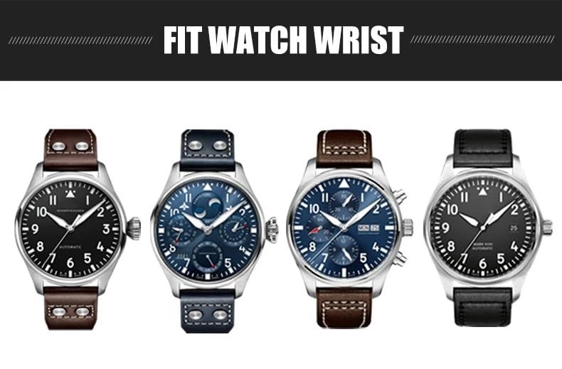 Cinturino in vera pelle, 22 mm, 21 mm, 20 mm, adatto per IWC Big Pilot, accessorio da uomo