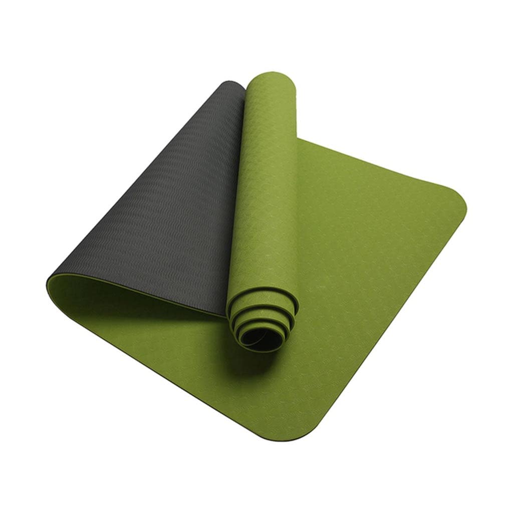 TPE Non-slip Yoga Mat Pad 72 X 24 Anti-tear Exercise Workout Mat for Gym Home Pilates Fitness D