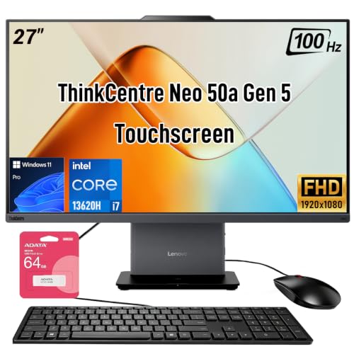 Image of Lenovo ThinkCentre Intel Core i7-13620H 64GB + 1TB Business All-in-One