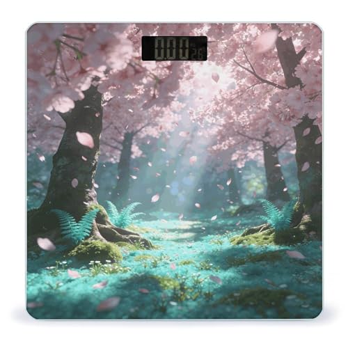 Báscula Digital de Baño con Alta Precisión y Pantalla LCD