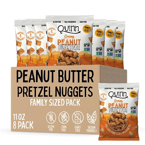 Quinn Gluten Free Peanut Butter Filled Pretzel Nuggets Made with Real