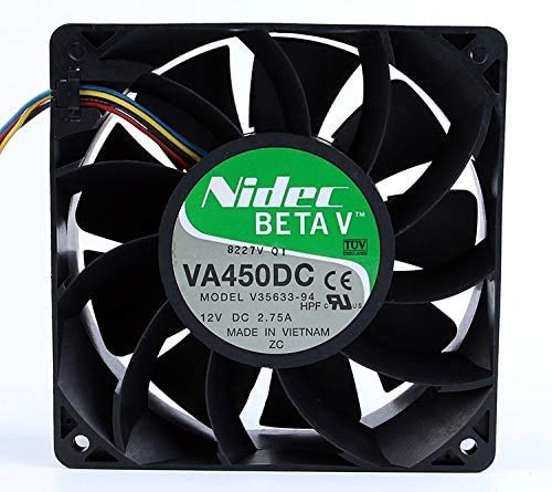 PGSA2Z® NIDEC V35633-94 12038 12V 2.75A 12CM 4-line Server high Wind Volume Cooling Fan (B08W3FBZT3) Amazon Price History, Amazon Price Tracker