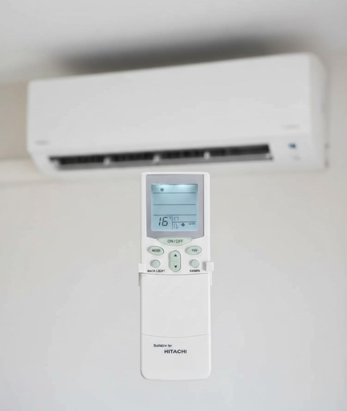 BSPS 5 Years Warranty AC Remote Compatible with Hitachi ac Remote Back Light Function, AC-59 (Suitable with Split & Window Ac 1.5 ton 2 ton 1 ton 3