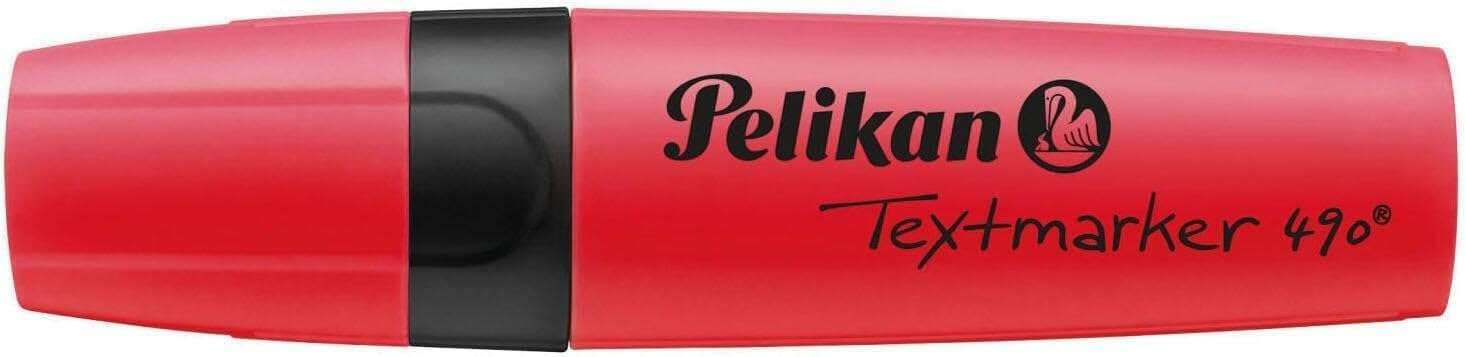 Pelikan Surligneur 490, rouge, 10 pièces